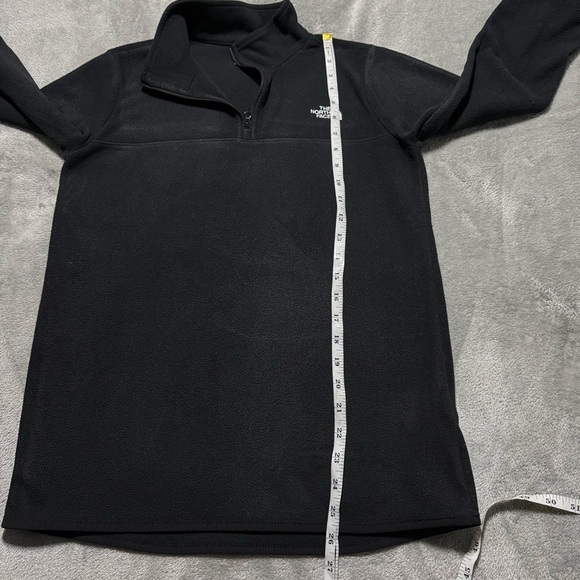 The North Face 1/4 Zip Womens Small Black Casual Fleece Winter Pullover - Picture 4 of 6